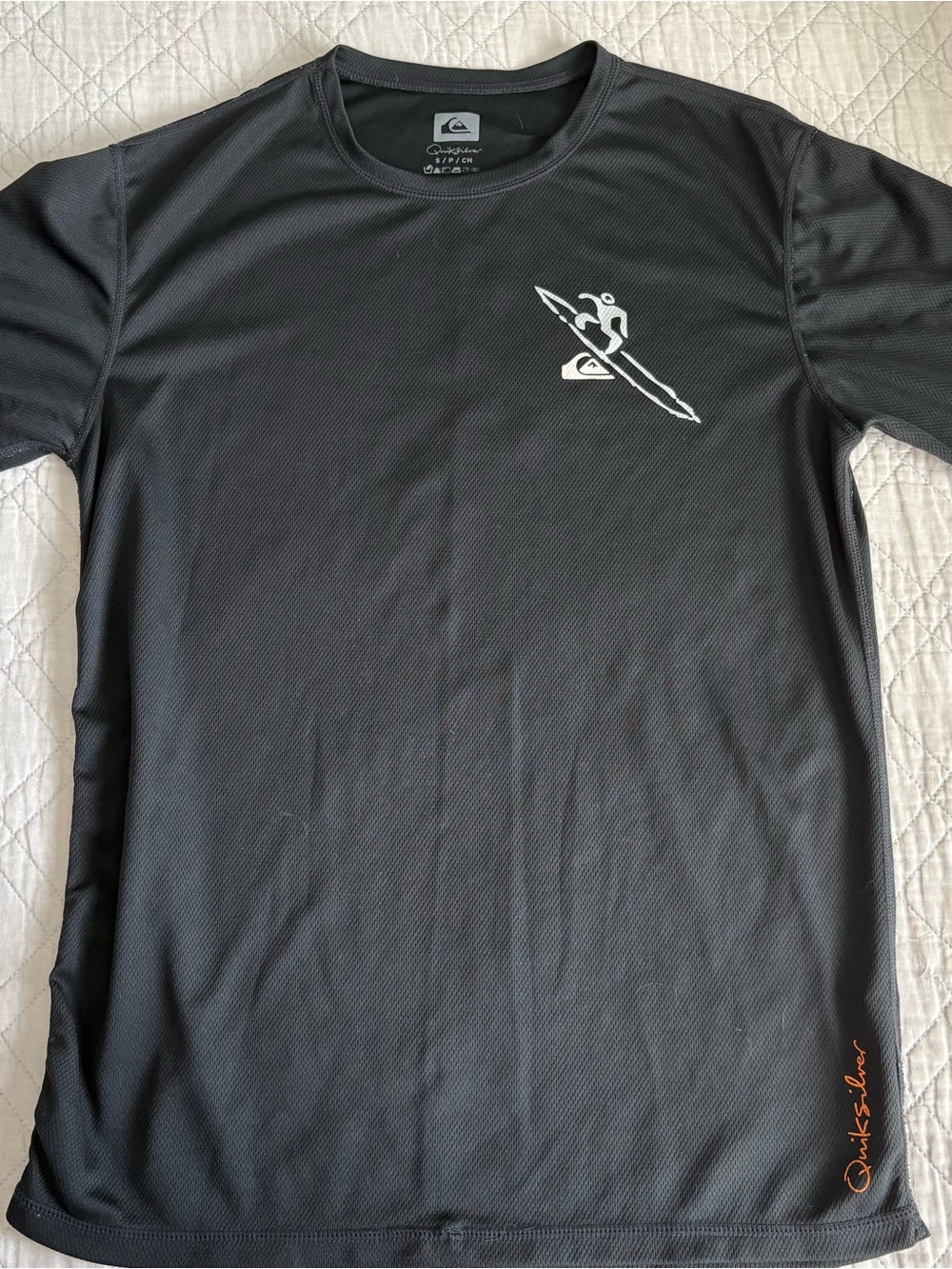 Quiksilver Men’s Black UV Surf Shirt